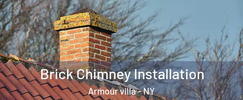 Brick Chimney Installation Armour villa - NY