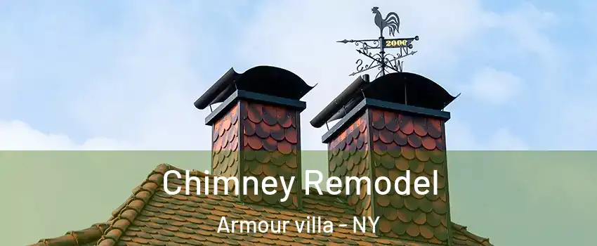 Chimney Remodel Armour villa - NY