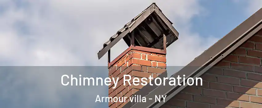 Chimney Restoration Armour villa - NY