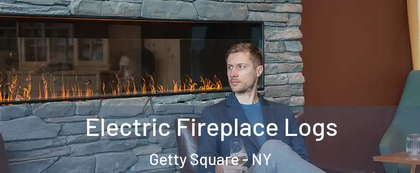 Electric Fireplace Logs Getty Square - NY