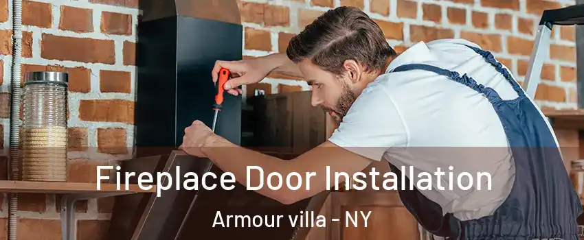 Fireplace Door Installation Armour villa - NY