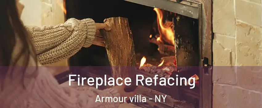Fireplace Refacing Armour villa - NY