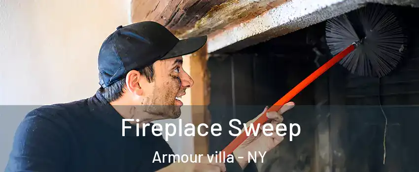 Fireplace Sweep Armour villa - NY