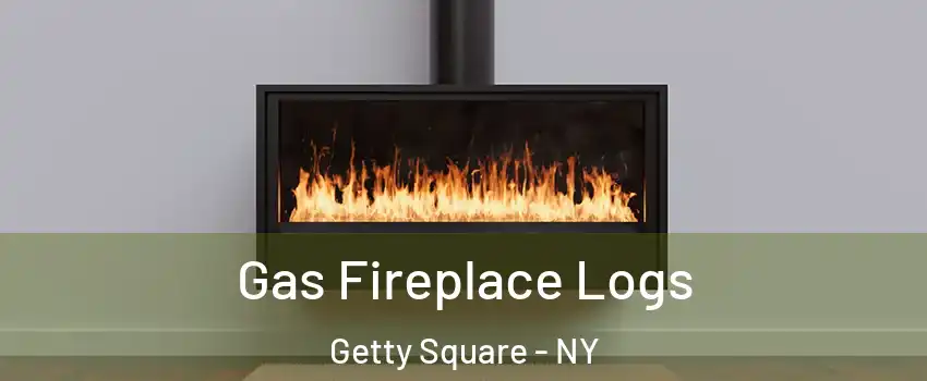 Gas Fireplace Logs Getty Square - NY