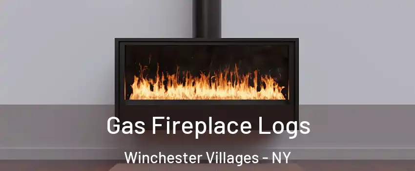 Gas Fireplace Logs Winchester Villages - NY