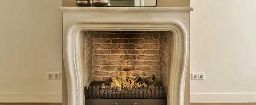 Vintage-style Fireplace Redesign in Getty Square, New York