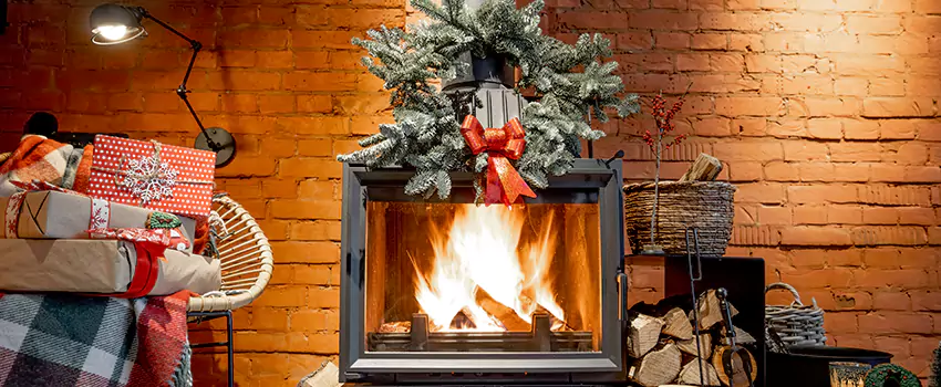 Travis Industries Linear Gas Fireplace Installation in Getty Square, New York