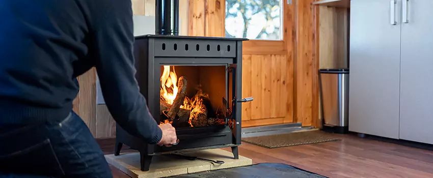 Open Hearth Wood Fireplace Installation in Getty Square, NY