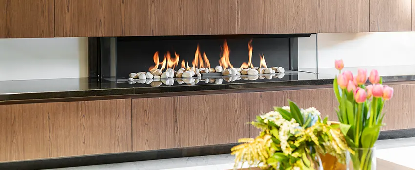 Double-height Fireplace Design Refurbishment in Getty Square, New York