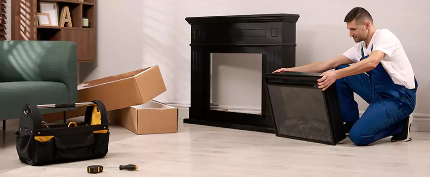 Old Rusted Metal Fireplace Repair And Replacement in Getty Square, NY