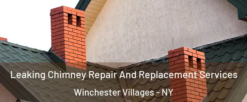 Leaking Chimney Repair And Replacement Services Winchester Villages - NY