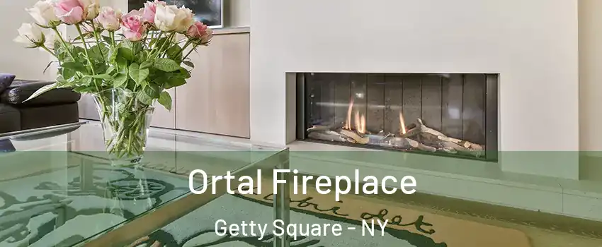 Ortal Fireplace Getty Square - NY