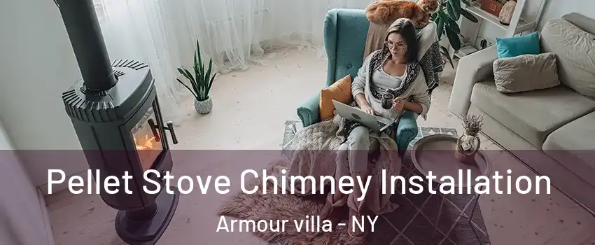 Pellet Stove Chimney Installation Armour villa - NY